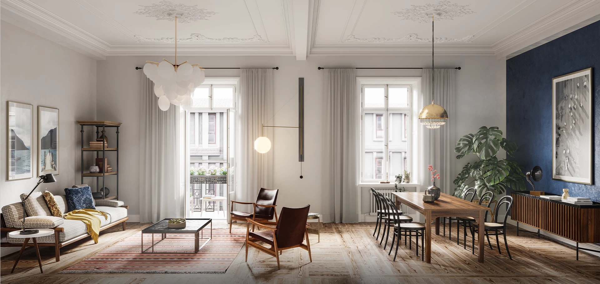 przestrzenny salon